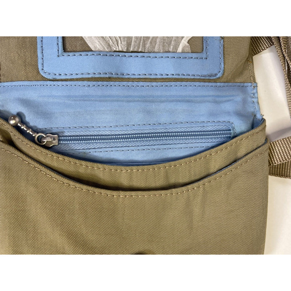 Baggallini Mini Belt / Crossbody Wallet Brown Beige - Picture 7 of 9